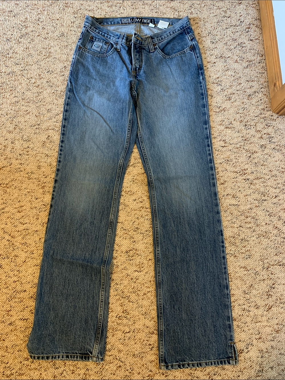 Cruel Girl Women's Boot Cut Jeans in Medium Blue Denim